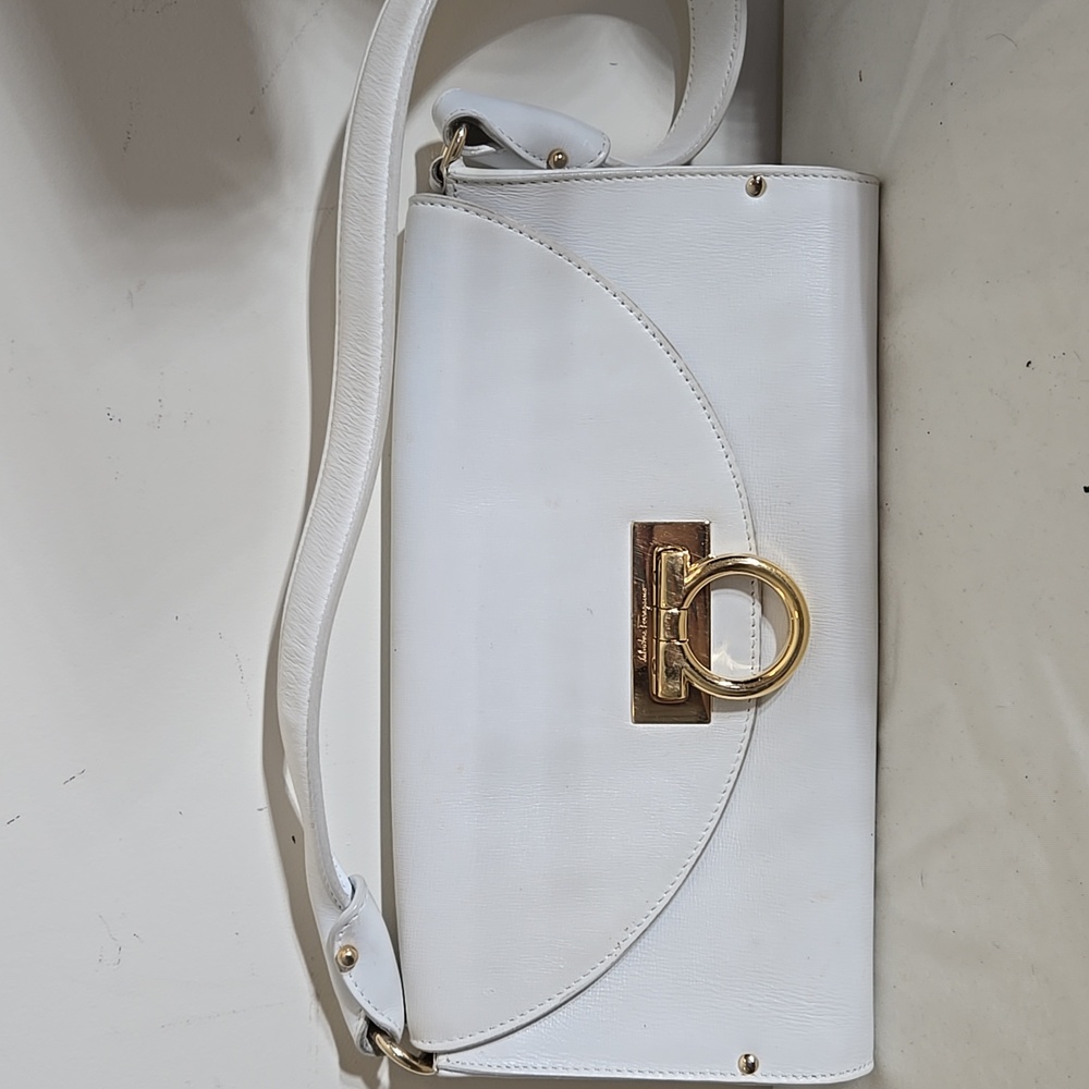 SALVATORE FERRAGAMO • Gancini Flap Shoulder Bag